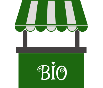 Kiosque de légumes biologiques